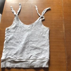Aerie gray and white back mesh petite small
